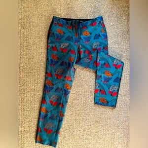 NWT Lafayette 148 New York Manhattan Slim Side Stripe Pants. Size 2